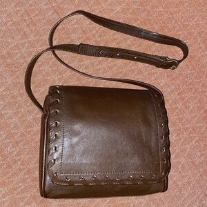 Saddle by Sabina,genuine leather shoulder crossbody Bag. Unisex